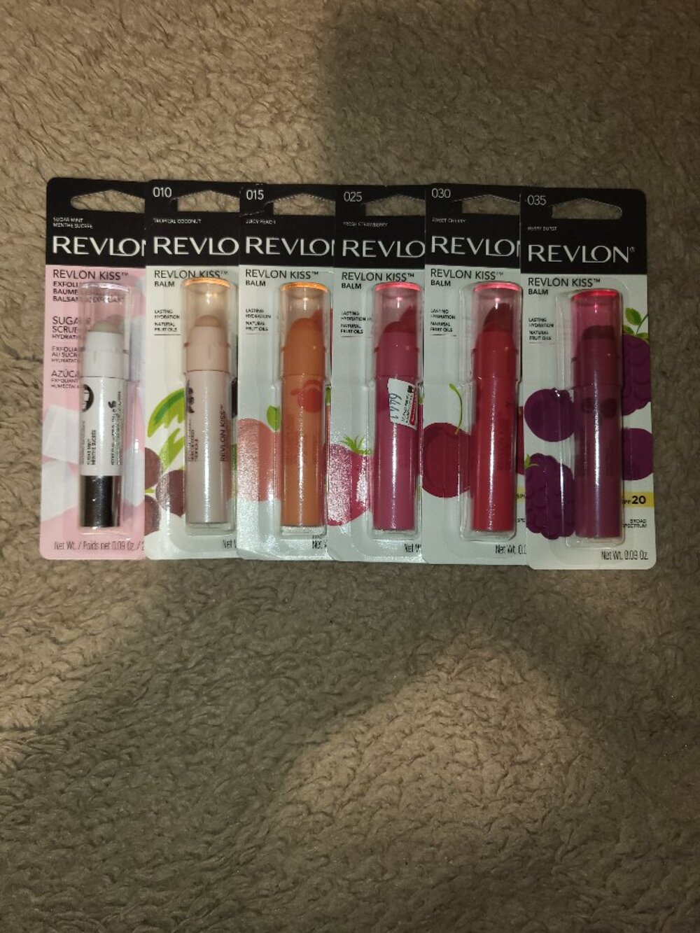Revlon Kiss Balm 6 Total New Unopened